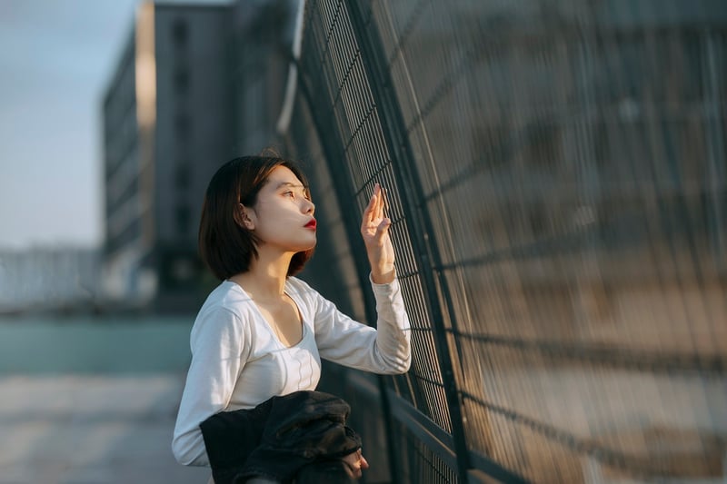 Wrap Blouse and Wide-Leg Pants